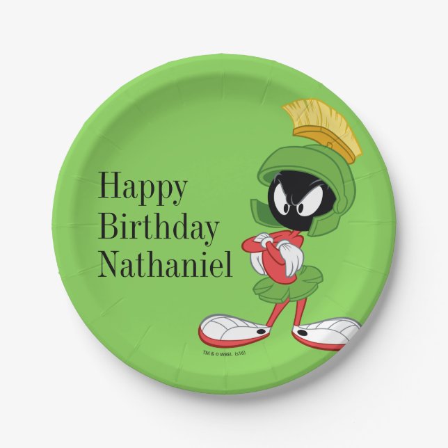 Assiettes En Carton MARVIN THE MARTIAN™ | Arms crossed (Devant)