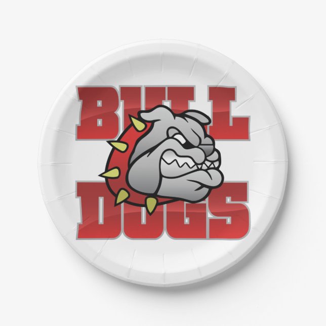 Assiettes En Carton Mason Bulldogs #5 (Devant)