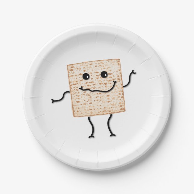 Assiettes En Carton Matzo (Devant)