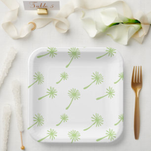 Assiettes En Carton Mauvaise herbe arrive mignon cynique pissenlit Drô