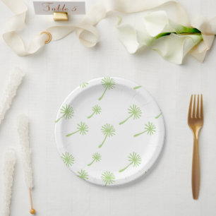 Assiettes En Carton Mauvaise herbe arrive mignon cynique pissenlit Drô
