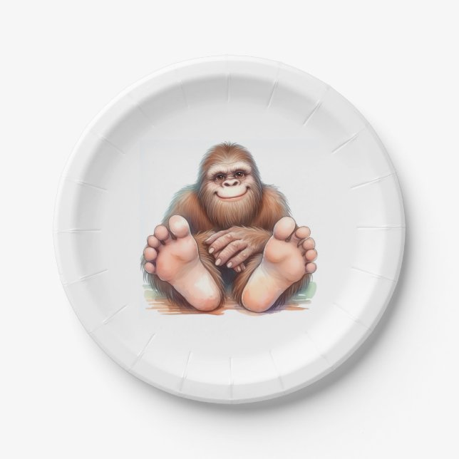 Assiettes En Carton Me and My Bigfoot  (Devant)