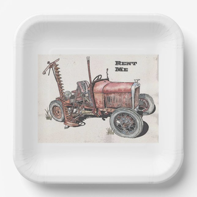 Assiettes En Carton Me louer (Recto)