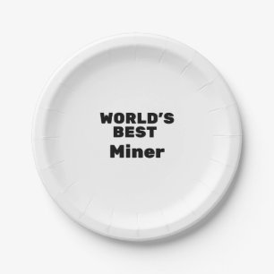 Assiettes En Carton Meilleur Mineur du monde