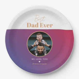Assiettes En Carton Meilleur papa