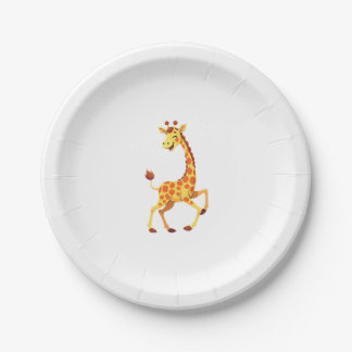 Assiettes En Carton Meilleure œuvre d'art de girafe pour hommes femmes