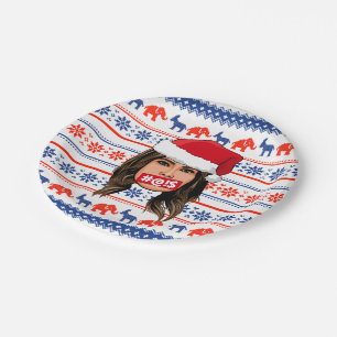 ASSIETTES EN CARTON MELANIA TRUMP
