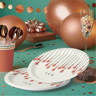 Assiettes En Carton Midnight Autumn Wedding