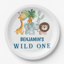 Minimal Safari Wild One fête d'anniversaire