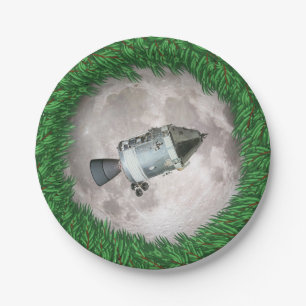 Assiettes En Carton Mission Apollo 8 Christmas Eve Moon