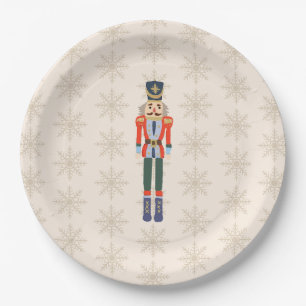 Assiettes En Carton Modèle de flocon de noix de Noël 