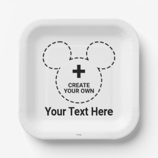 Assiettes En Carton Modèle de texte