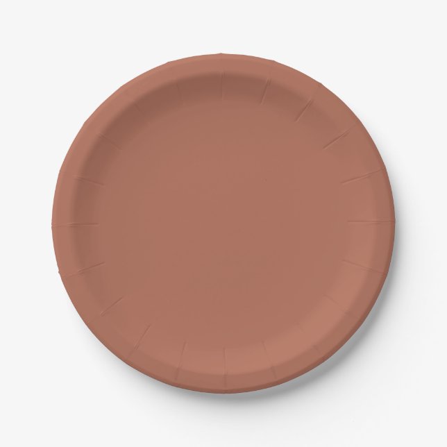Assiettes En Carton Modèle en terre cuite (Devant)