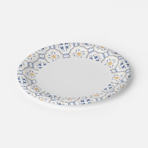 Assiettes En Carton Modèle floral