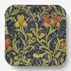 Assiettes En Carton Modèle Iris de William Morris