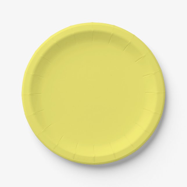 Assiettes En Carton Modèle moderne Créez votre propre jeu de couleurs  (Devant)
