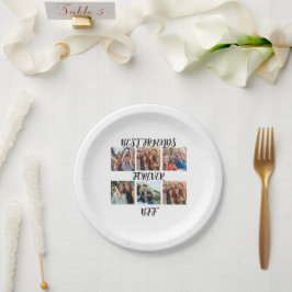 Assiettes En Carton Modèle photo personnalisé "Best Friends Forever"