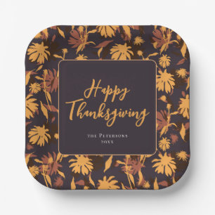 Assiettes En Carton Moderne et élégant Bon thanksgiving Coneflowers
