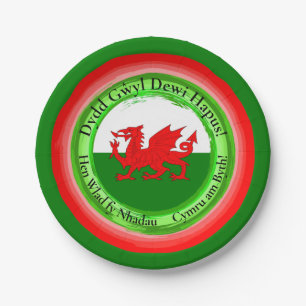Assiettes En Carton Modifier le Dragon Gallois Correspondant St David'