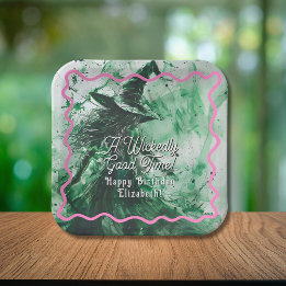 Assiettes En Carton Moment Méchamment Joyeux Joyeux Anniversaire Perso