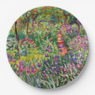 Assiettes En Carton Monet - Le jardin d'Iris à Giverny