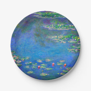 Assiettes En Carton Monet Water Lilies 1906