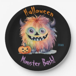 Assiettes En Carton Monster Bash Halloween