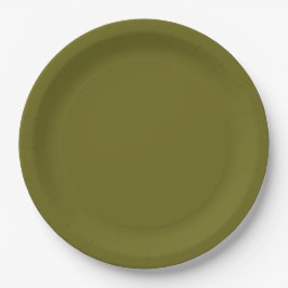 Assiettes En Carton Moss Green