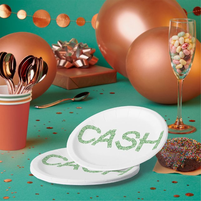 Assiettes En Carton Mot de caisse (Créateur téléchargé)