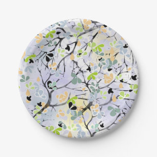 Assiettes En Carton motif Abstrait