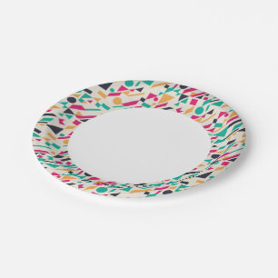 Assiettes En Carton motif Abstrait 3