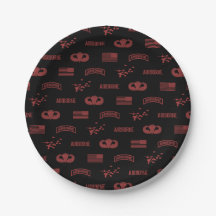 Motif aéroporté (rouge)