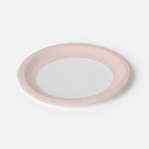 Assiettes En Carton Motif aux pois blancs 2