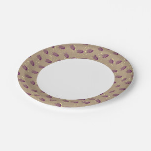 Assiettes En Carton motif avec poisson 2