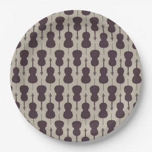 Assiettes En Carton Motif Cello