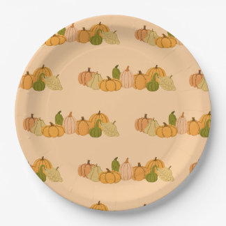 Assiettes En Carton Motif citrouille papier serviettes - fête d'Hallow