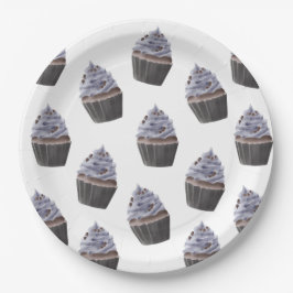 Assiettes En Carton Motif Cupcake