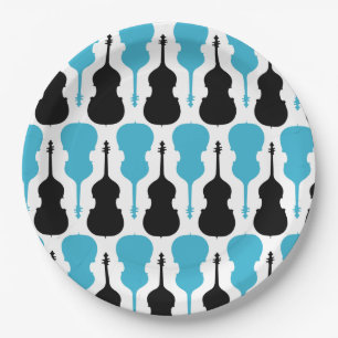Assiettes En Carton Motif de basse de chaîne