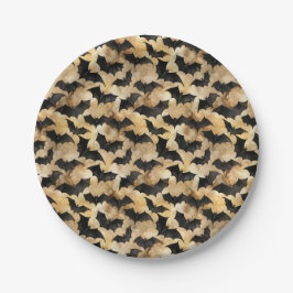 Assiettes En Carton Motif de chauves-souris