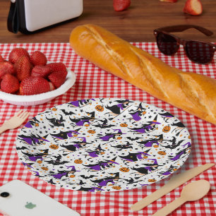 Assiettes En Carton Motif de compilation sorcière fou