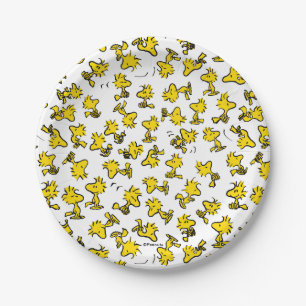 Assiettes En Carton Motif de design classique Woodstock