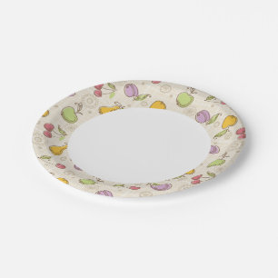 Assiettes En Carton Motif de fruits