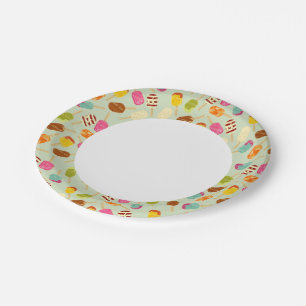 Assiettes En Carton Motif de glace