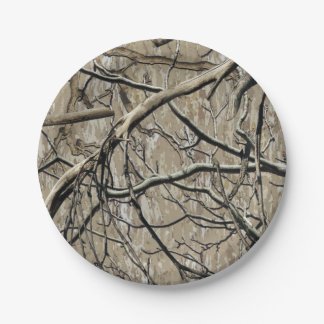 Assiettes En Carton Motif de la chasse au camouflage 5
