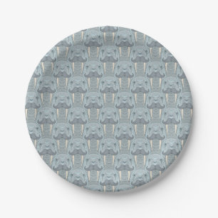 Assiettes En Carton Motif de moustache de morse