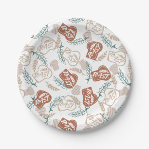 Assiettes En Carton Motif de pain grillé