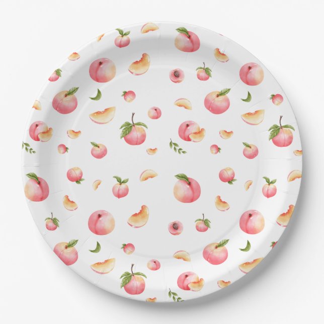 Assiettes En Carton Motif de pêche Anniversaire (Devant)
