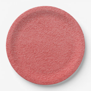 Assiettes En Carton Motif de sable rose