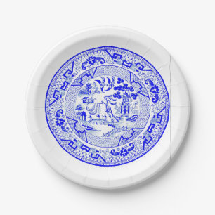 Assiettes En Carton Motif de saule [1912]