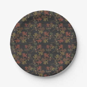 Assiettes En Carton Motif de tableau d'automne de thanksgiving